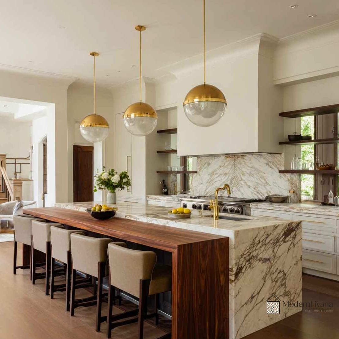 25 Kitchen Layout Ideas Functional Layouts Ideas That Look Expensive But Aren't 9 Two-Tier Island for Dining and Prep