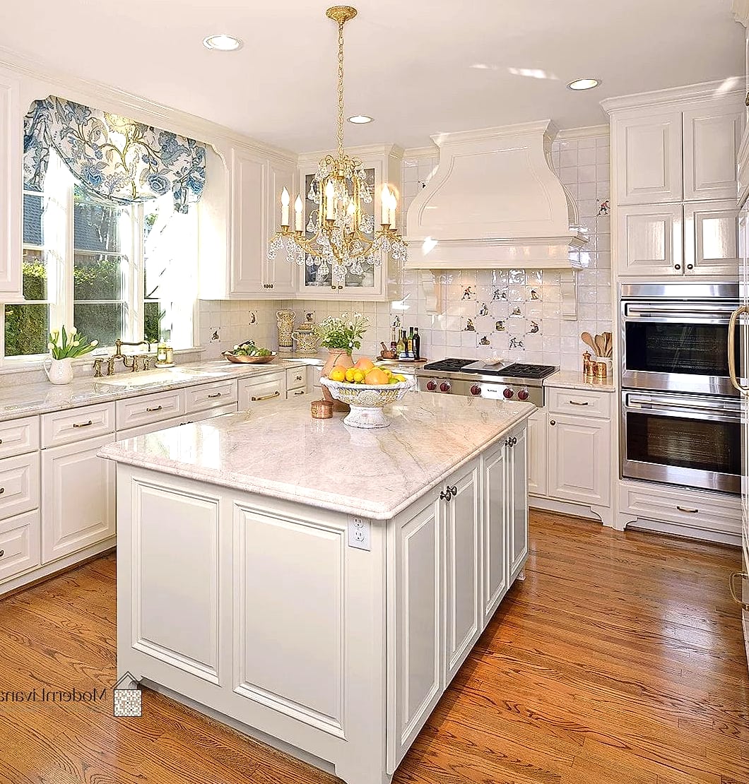 Two-Tone Kitchens with White Uppers