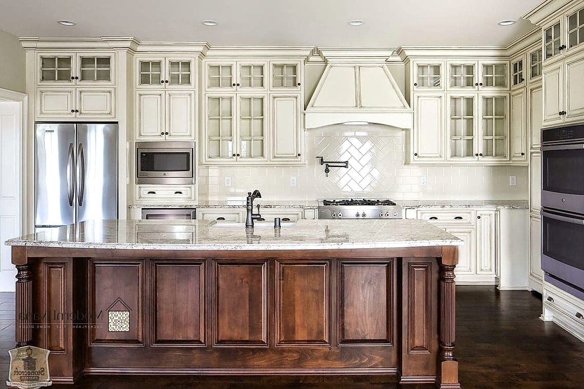 Two-Tone Raised Panel Kitchens