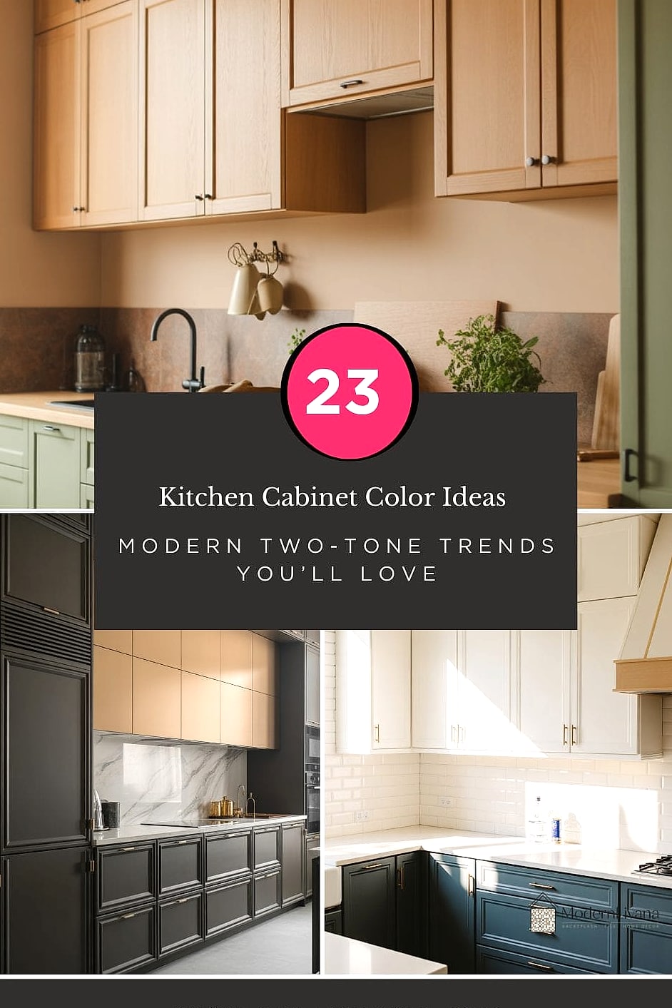 Two-Tone Cabinet Combinations