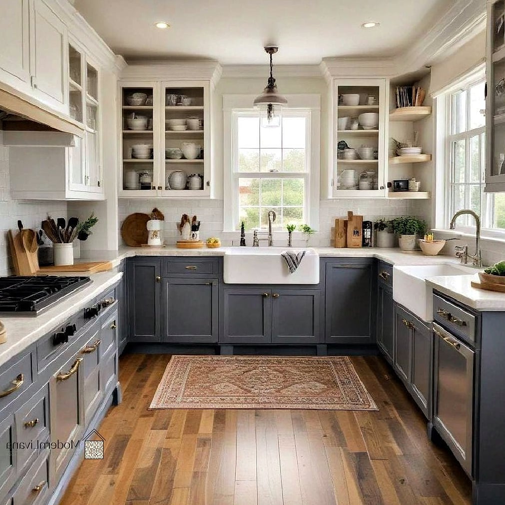 Two-Tone Cabinetry