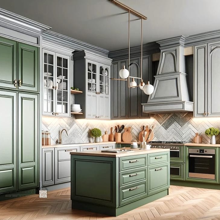 30 Kitchen Cabinet Ideas That Are Absolutely Worth It 2 Two-Tone Cabinets for Visual Interest
