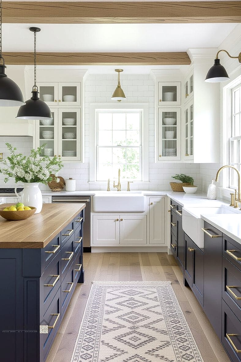 Two Tone with Mixed Metal Hardware