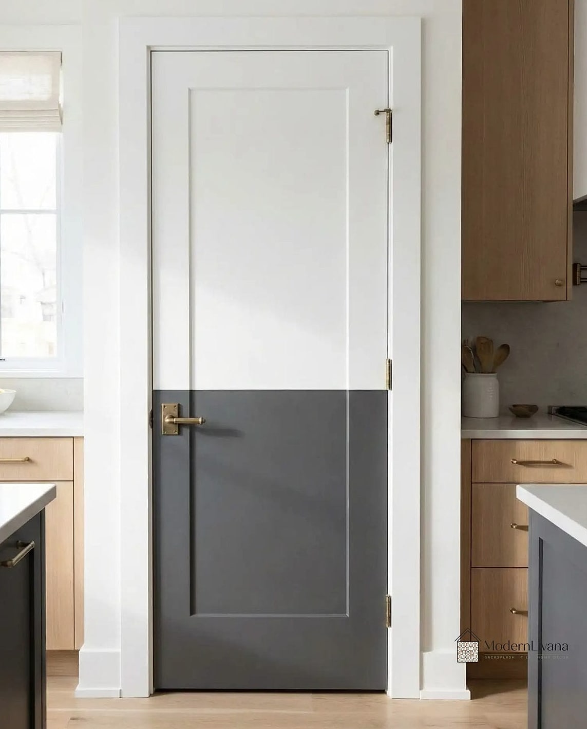 Two Tone Pantry Doors