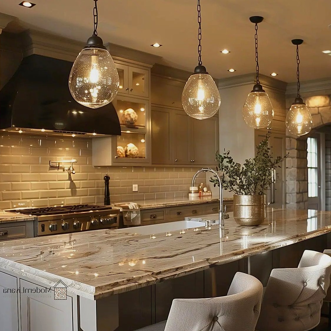 23 Pendant Lights for Kitchen Ideas That Will Change How You See Your Home 16 Two-Tone Pendant Lights