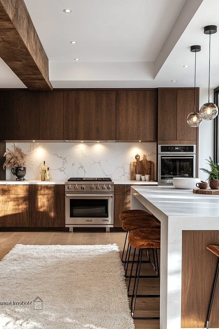 Umber Accent Wall