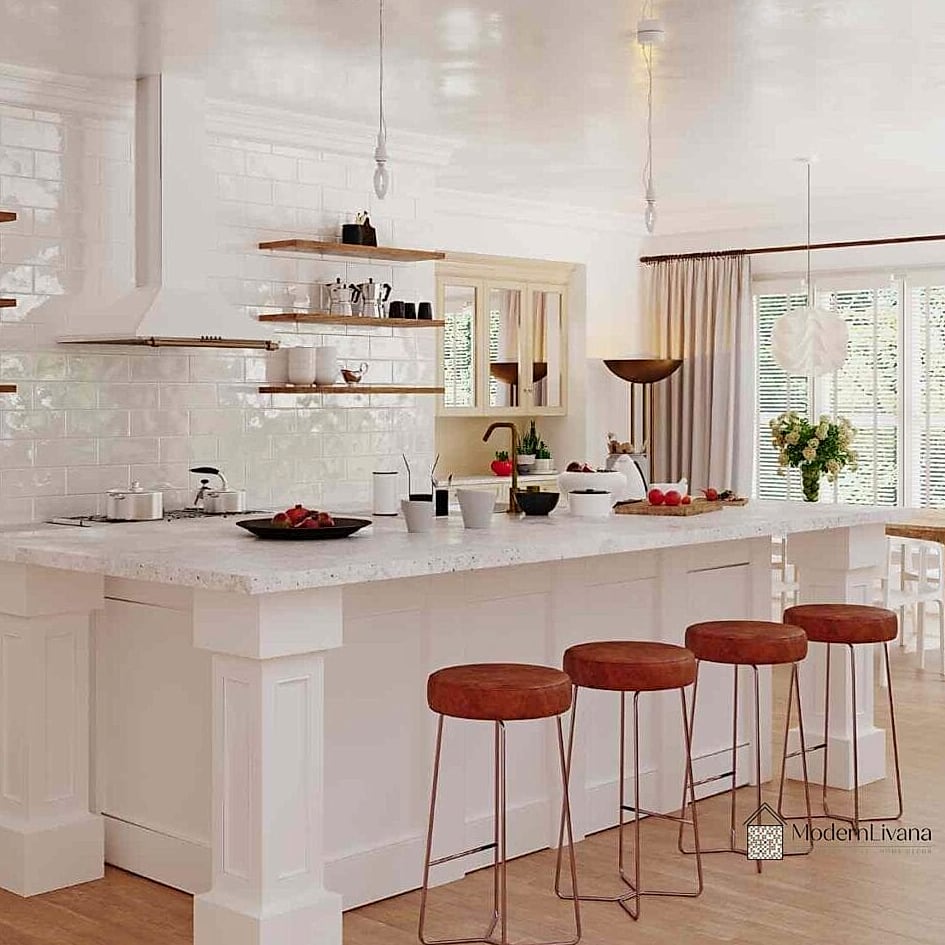 Use Textured Bar Stools