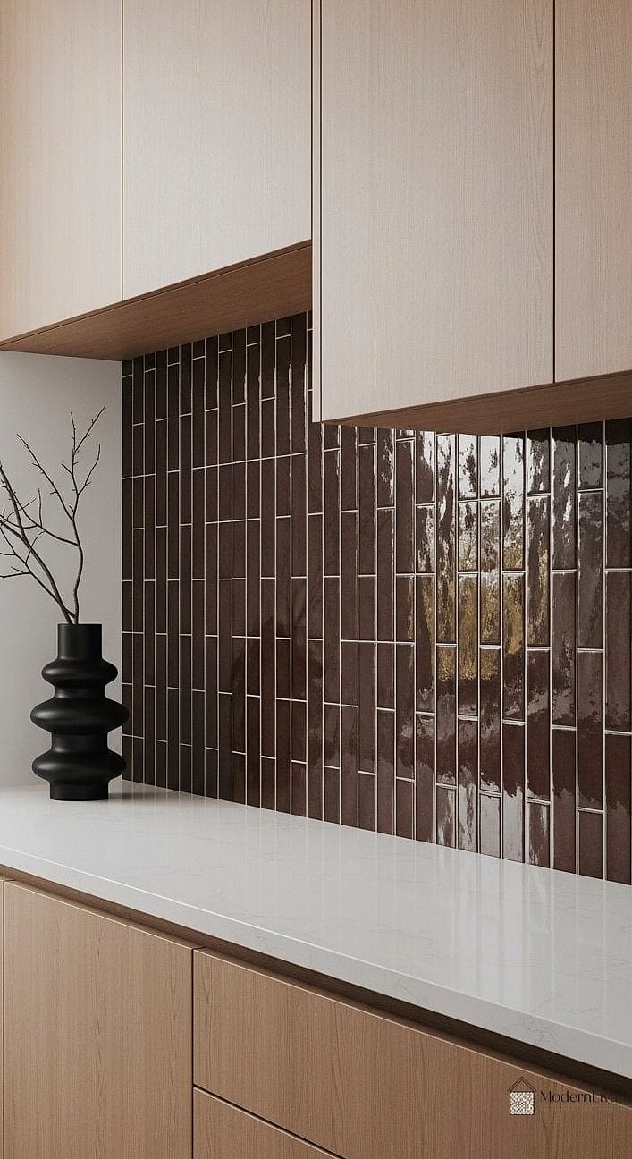 Vertical Stacked Subway Tile