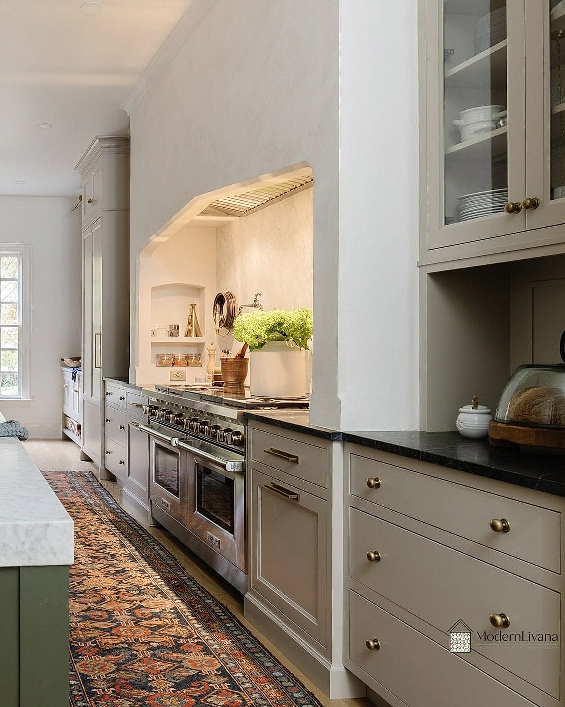 Vintage Rug in the Kitchen