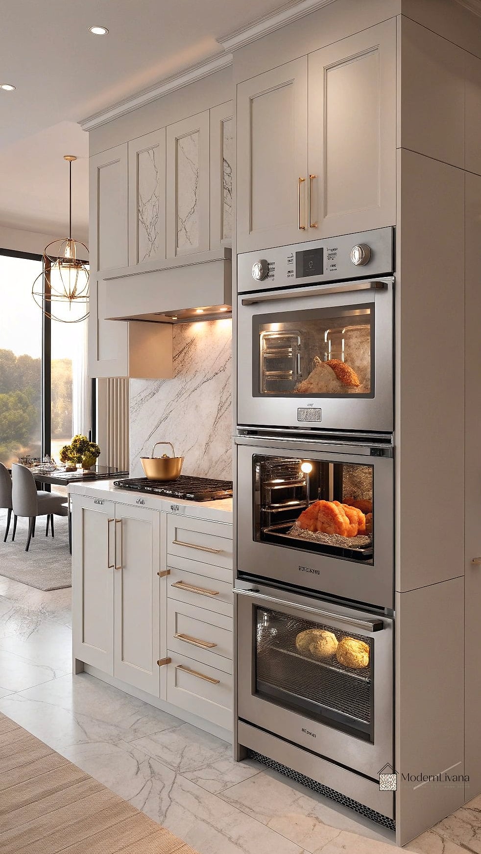 25 Kitchen Layout Ideas Functional Layouts Ideas That Look Expensive But Aren't 15 Wall Oven Stack Instead of Range