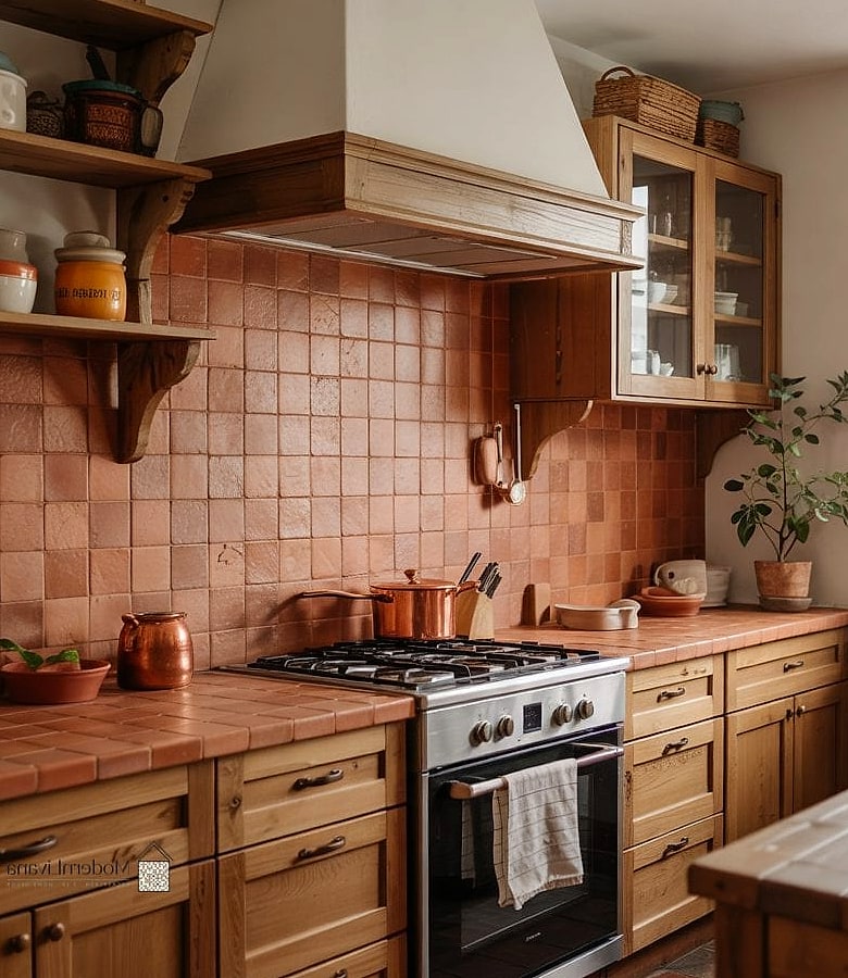 Warm Terracotta Hex Tile