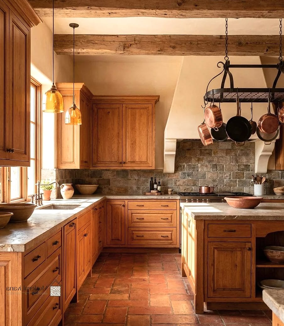 Warm Terracotta Tile Flooring