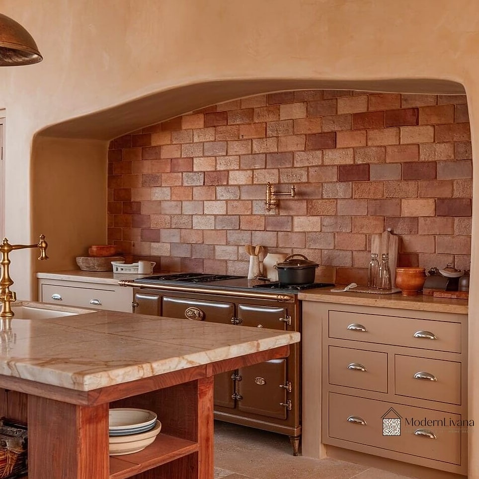 Warm-Toned Grout Instead of White