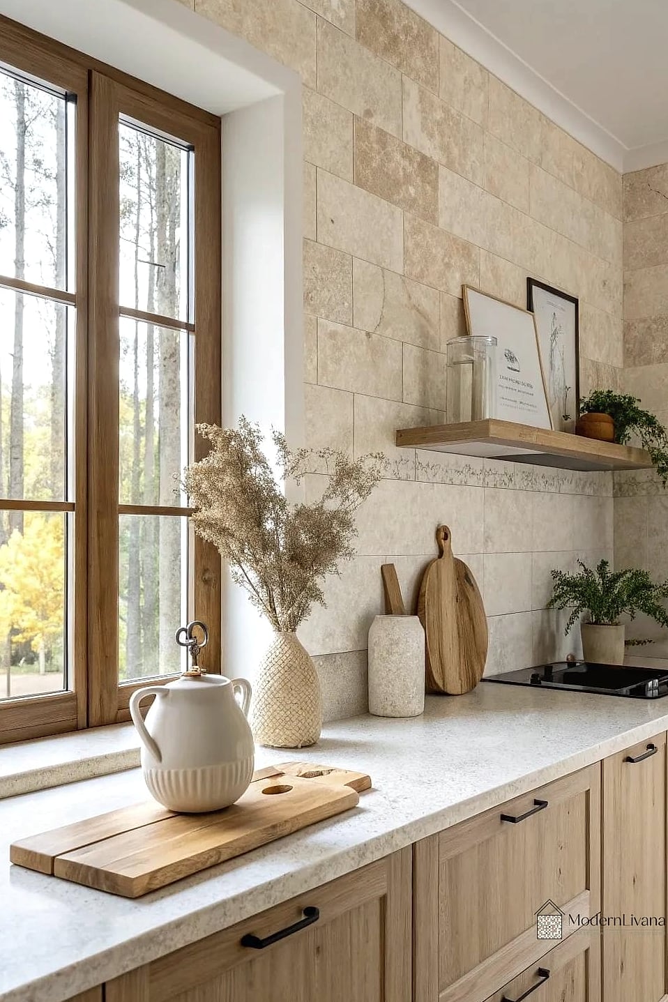 Warm Travertine Tile