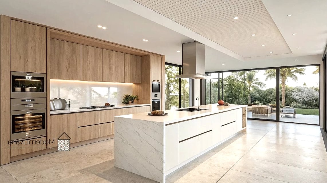 10 Modern White Kitchen Ideas You'll Want to Save Right Now 2 Warm White Cabinets Instead of Stark White