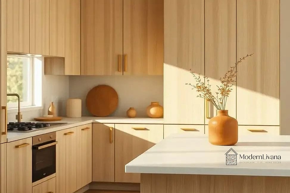 14 Minimalist Kitchen Ideas You Haven't Seen Before 6 Warm Wood Ceiling Instead of Wood Cabinets