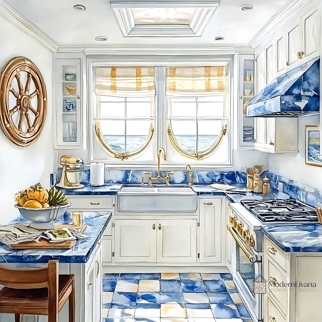 Watercolor Coastal Art