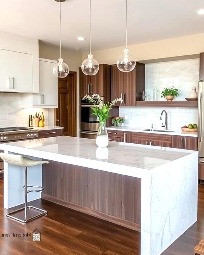 Waterfall Countertop Edges