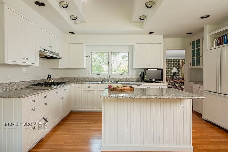 White Beadboard Cabinet Panels