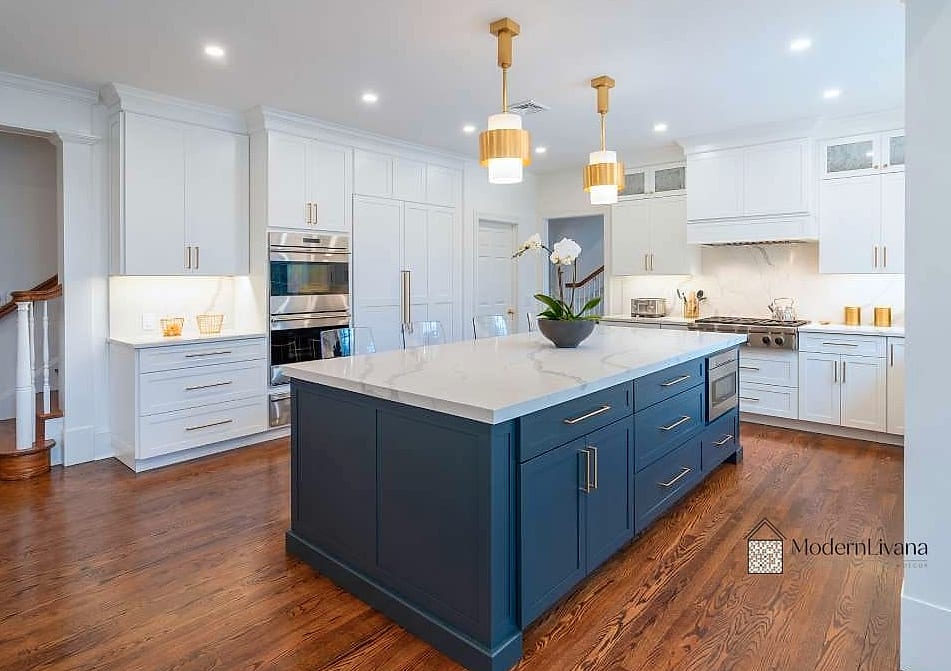 26 White Cabinets Ideas for Every Home Style and Budget 19 White Cabinets with a Colorful Island