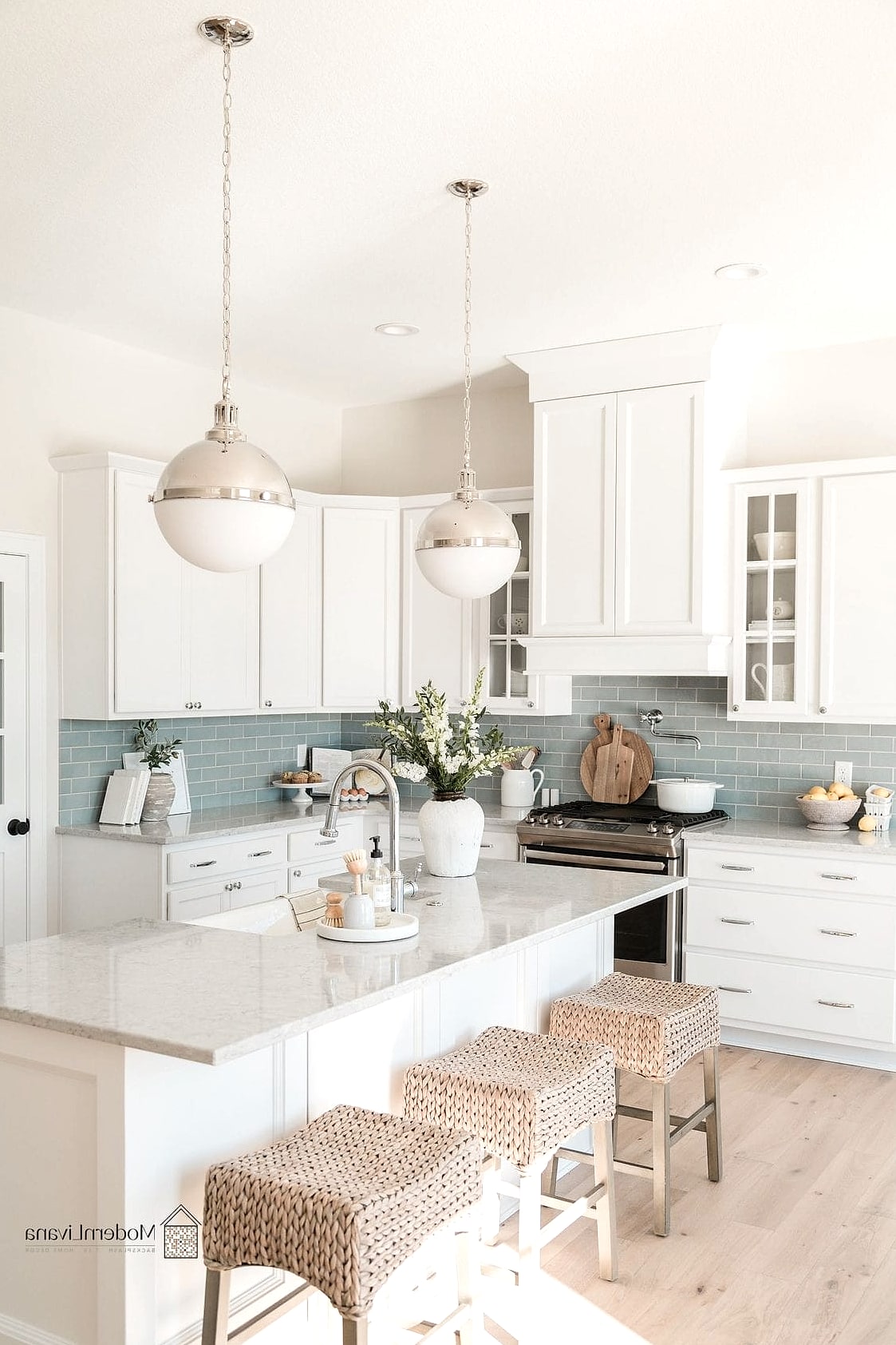 26 White Cabinets Ideas for Every Home Style and Budget 21 White Cabinets in a Coastal Kitchen