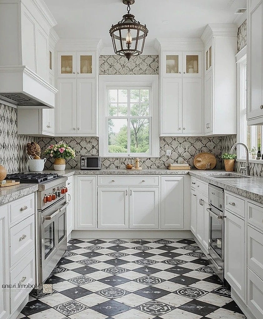 26 White Cabinets Ideas That Look Expensive But Aren't 26 White Cabinets with a Bold Interior Pop of Color