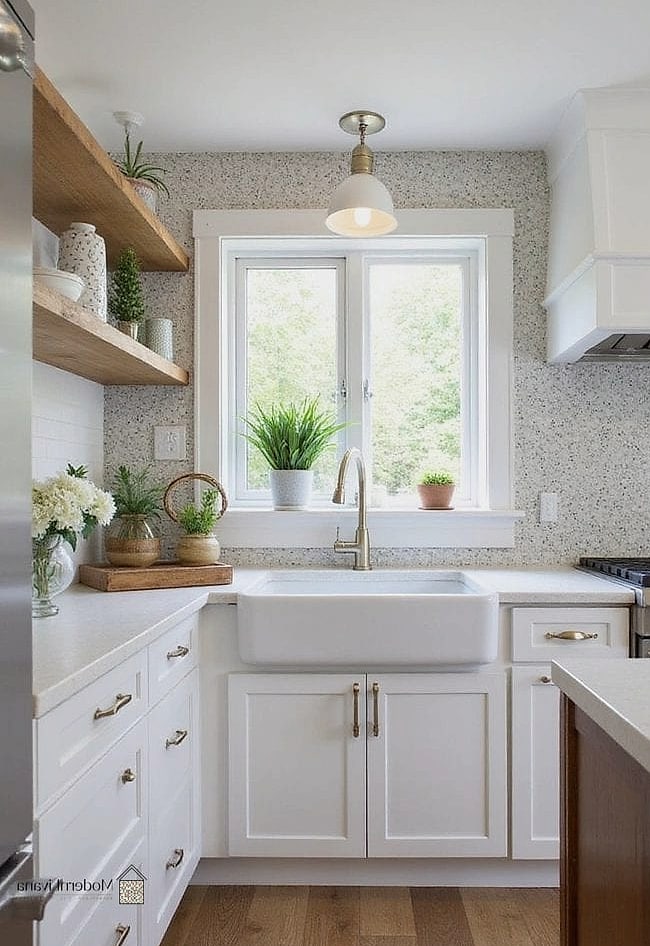 30 White Cabinets Ideas Perfect for Any Budget 18 White Cabinets in a Modern Farmhouse Kitchen