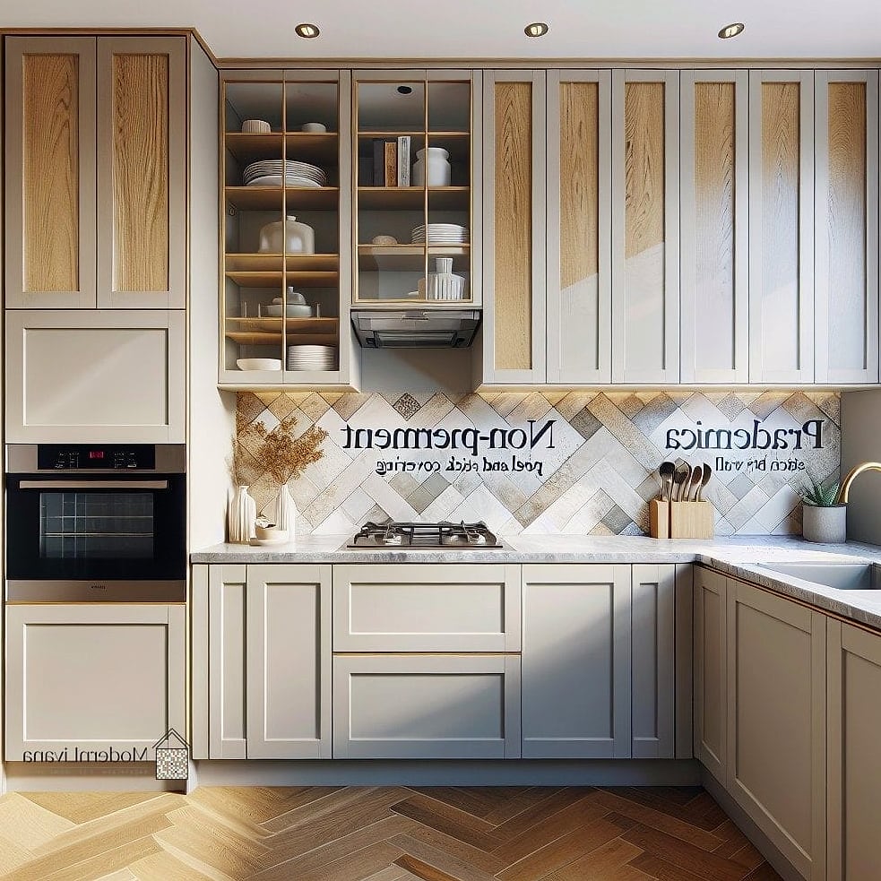 30 White Cabinets Ideas Perfect for Any Budget 25 White Cabinets with Peel-and-Stick Backsplash