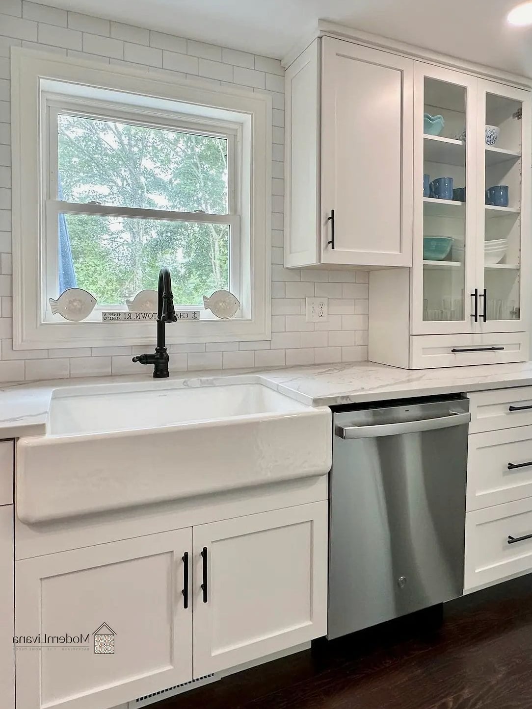 30 White Modern Kitchen Ideas Worth Bookmarking Before You Renovate 25 White Kitchen with a Farmhouse Sink