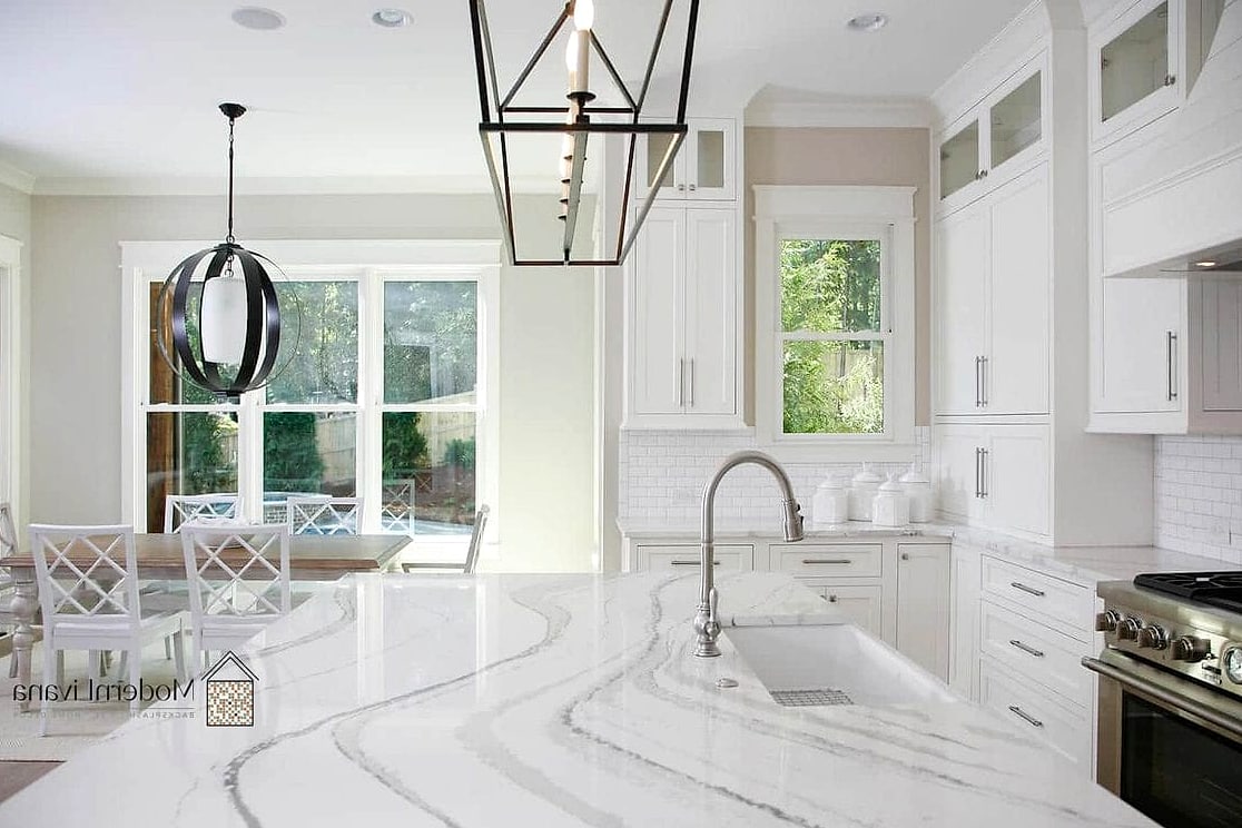 30 White Modern Kitchen Ideas Worth Bookmarking Before You Renovate 16 White Quartz Countertops