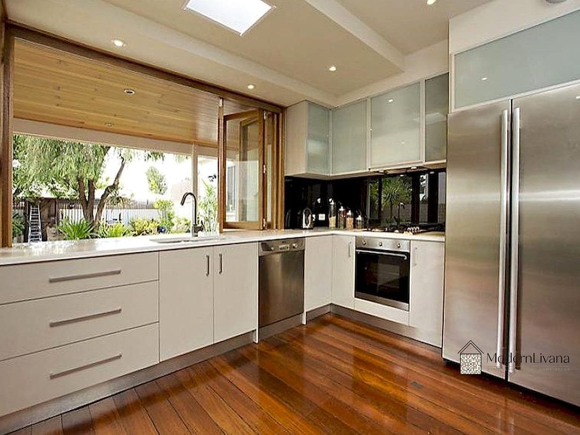A Windowed Wall Behind the Sink