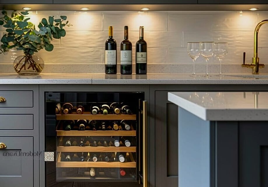 Wine Cabinet With Integrated Bar Sink