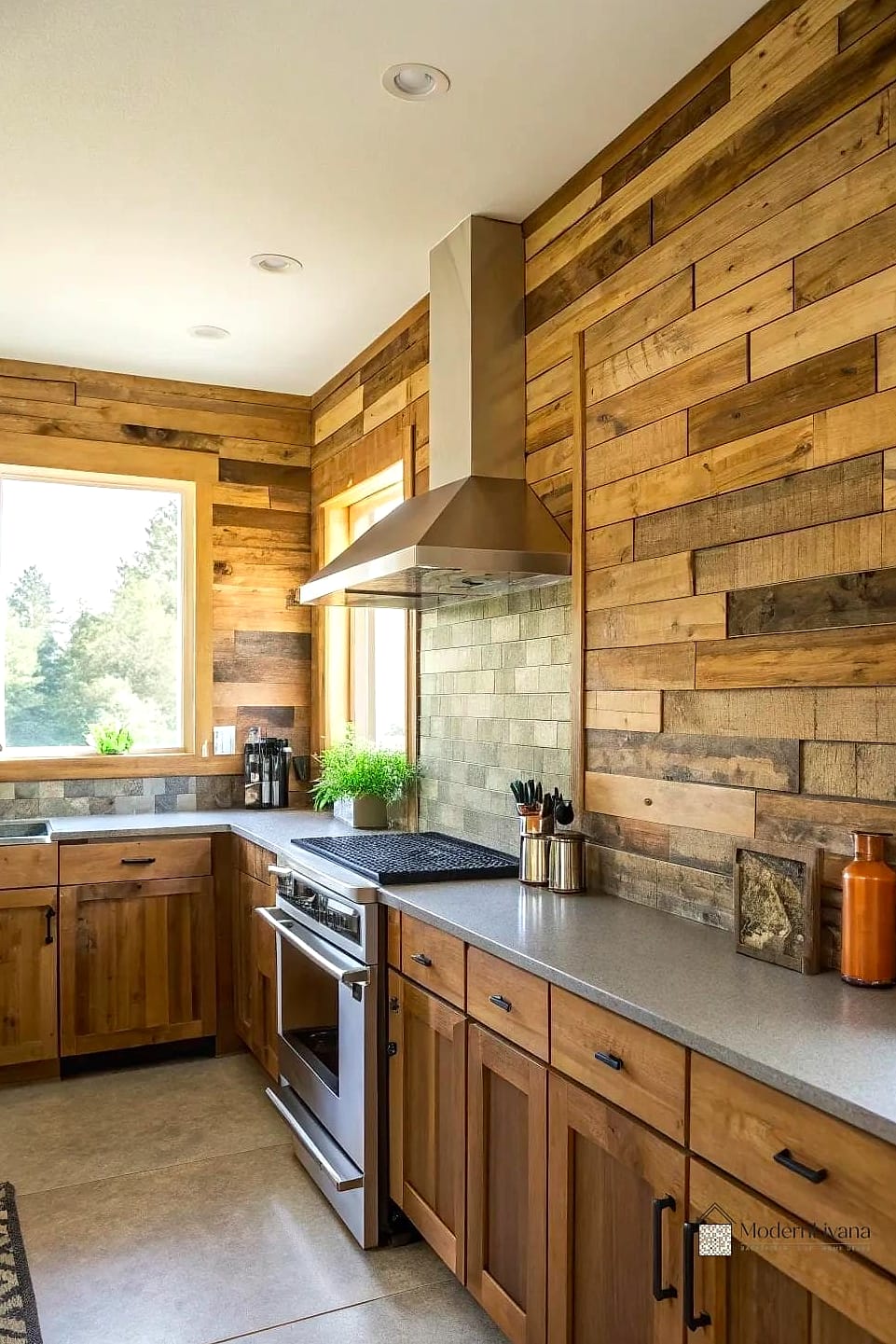 Wood Backsplash Panels