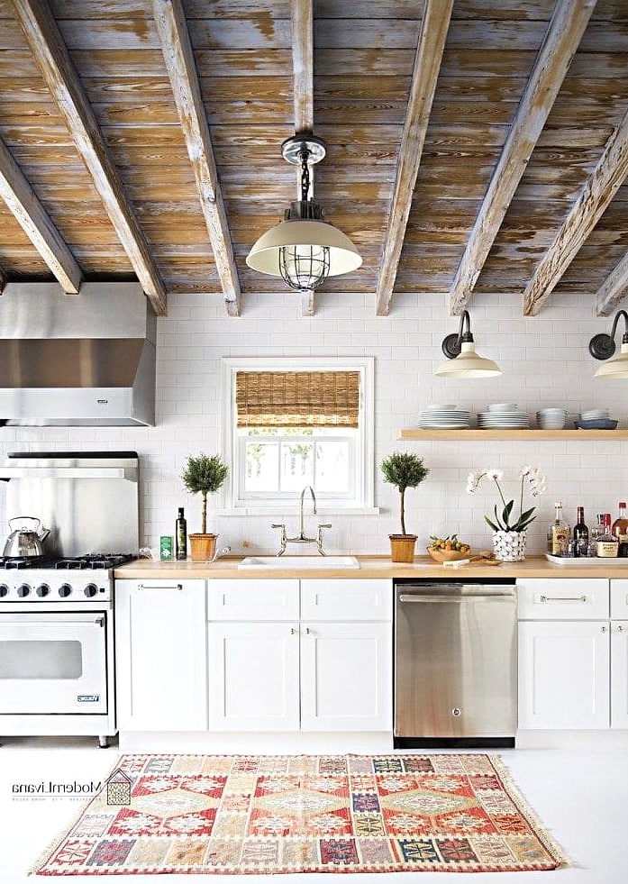 Wood Ceiling Treatment