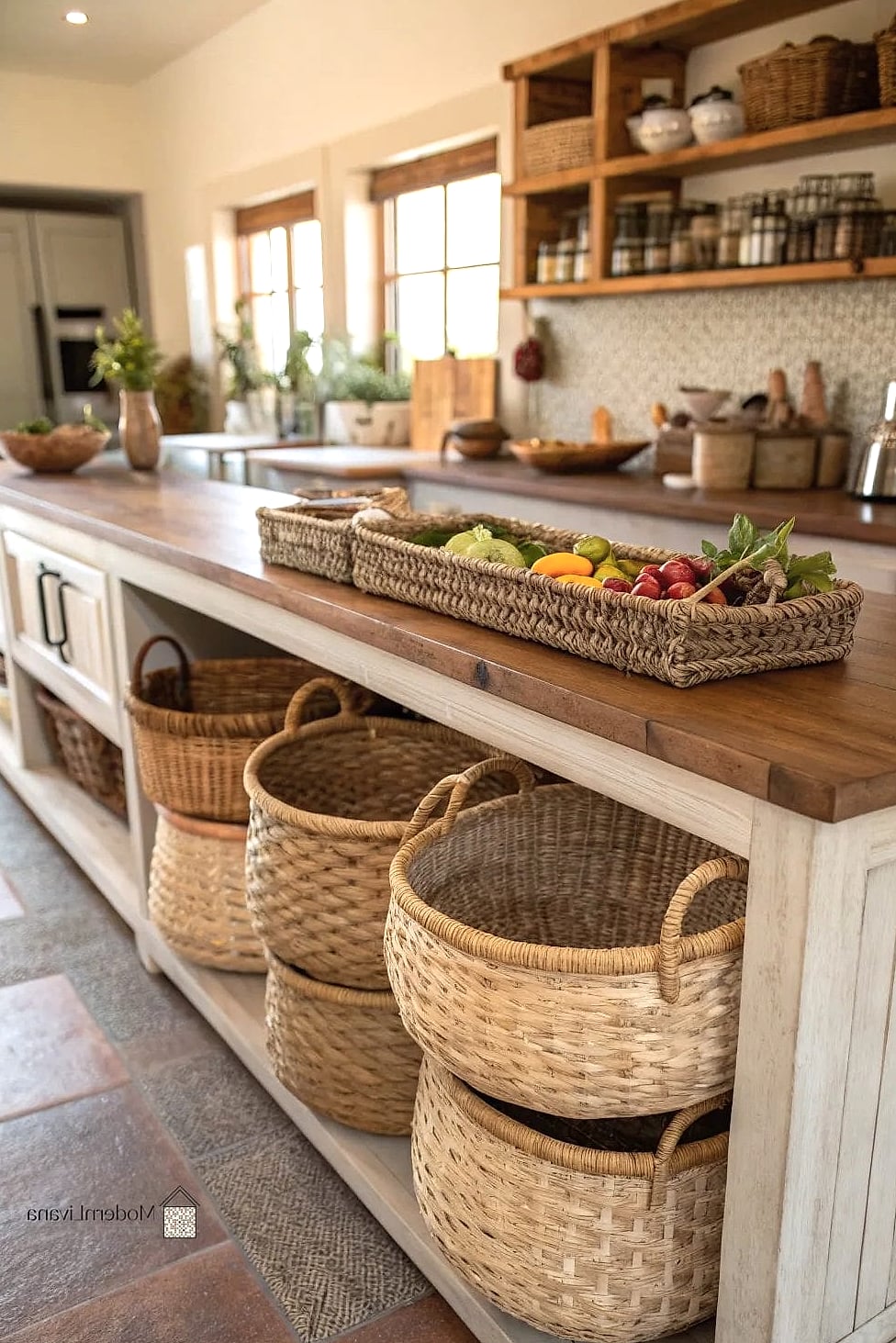 Woven Baskets for Pantry Organization