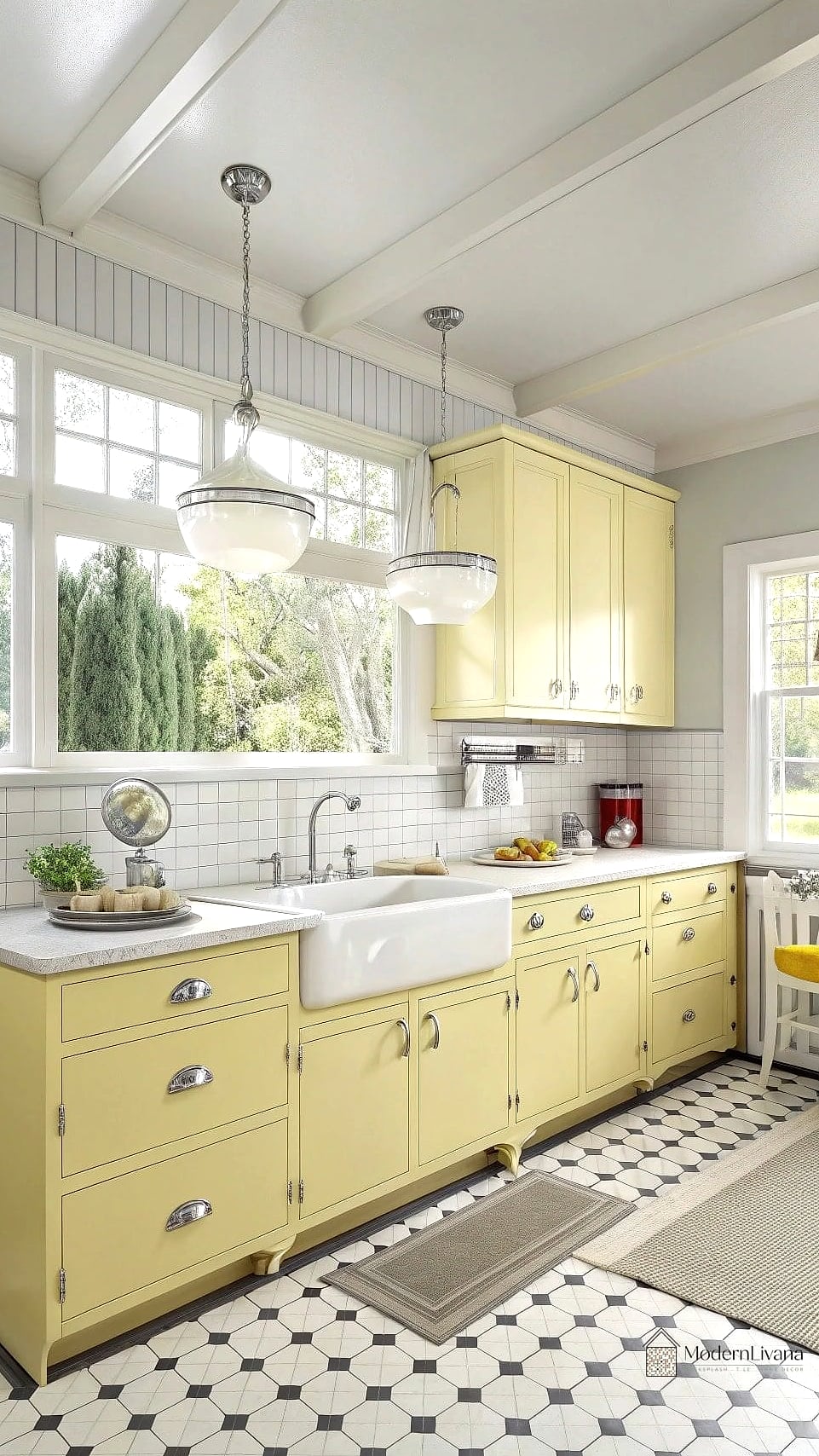 30 Yellow Kitchen Ideas to Show Your Contractor 28 Yellow Kitchen with Vintage Hardware