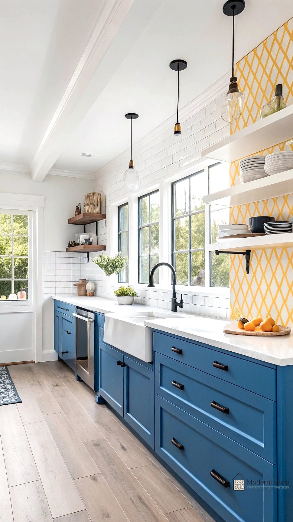 Yellow and Navy Color Palette