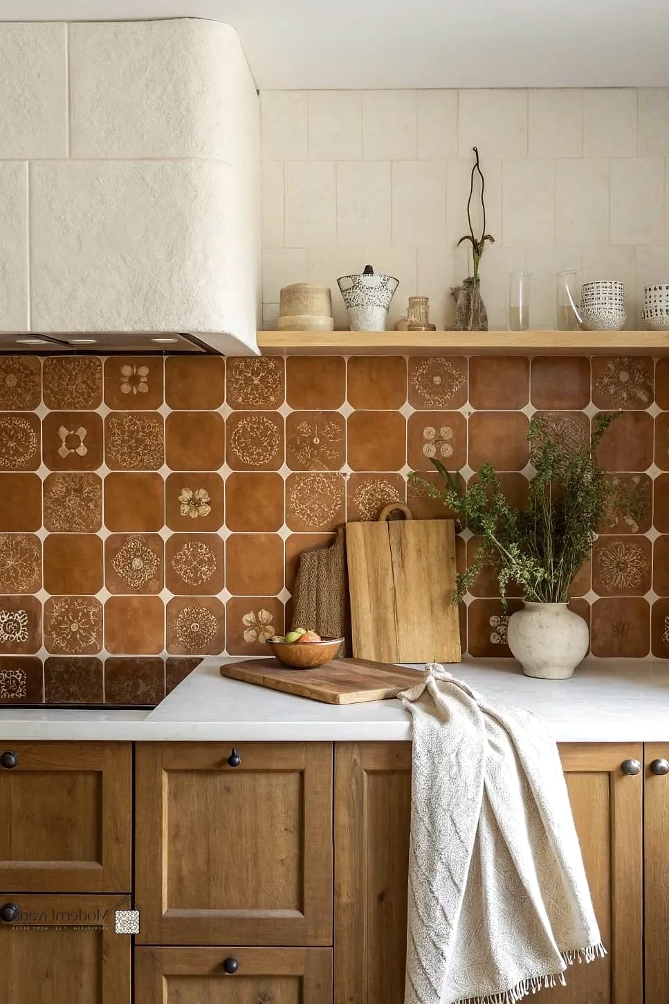 Zellige Tile in Warm Terracotta