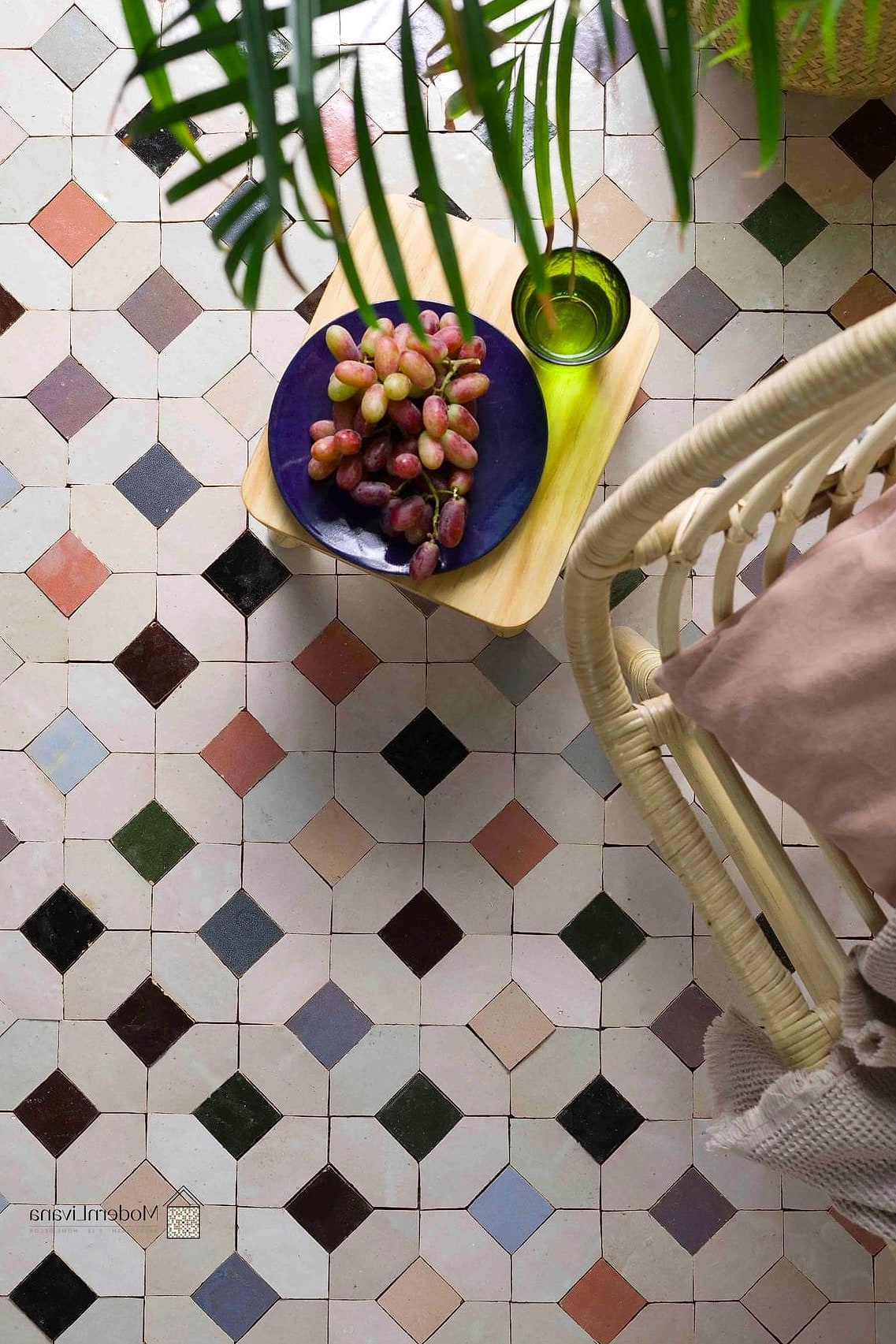 22 Kitchen Floor Tiles Ideas You Haven't Seen Before 3 Zellige Tile in a Muted Earth Tone