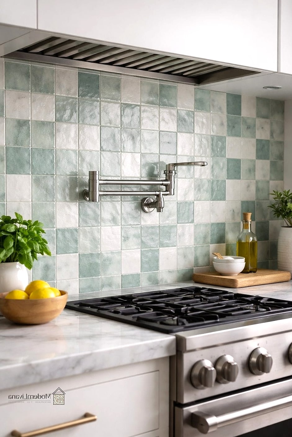 22 Modern Kitchen Ideas Worth Bookmarking Before You Renovate 6 Zellige Tile Backsplashes