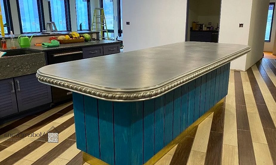 27 Metal Kitchen Ideas to Inspire Your Next Renovation 23 Zinc Countertops